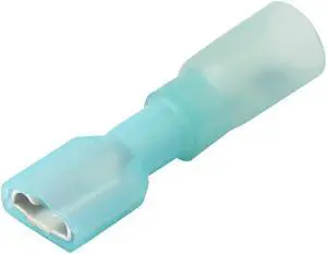 Pacer 16-14 AWG Heat Shrink Female Disconnect - 100 Pack