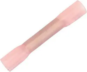 Pacer 22-18 AWG Heat Shrink Butt Connector - 100 Pack