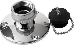 Sea-Dog Fresh Water Inlet - 316 Stainless Steel