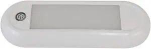 Scandvik 7" Oval Dome Light w/Switch & Dimming - 12/24V