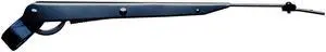 Marinco Wiper Arm Deluxe Stainless Steel - Black - Single - 14"-20"