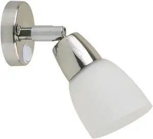 Scandvik SS Reading Light w/Frosted Glass Shade - 10-30V