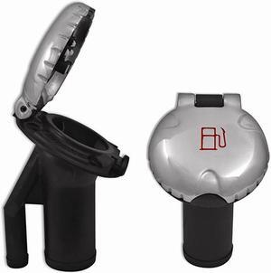 Attwood Deck Fill f/Pressure Relief Systems - Angled Body & Scalloped Stainless Steel Cap