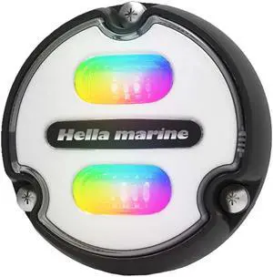 Hella Marine Apelo A1 RGB Underwater Light - 1800 Lumens - Black Housing - White Lens