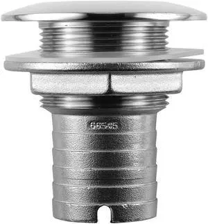 Attwood Stainless Steel Thru-Hull Short Straight Barbed - 1-1/2" Inner Diameter