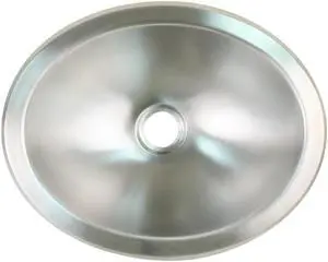 Scandvik Brushed SS Oval Sink - 13.25" x 10.5"