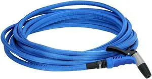 HoseCoil 50' Blue Flexible Hose Kit with Rubber Tip Nozzle