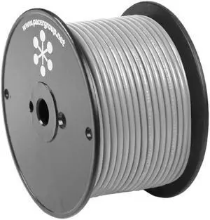 Pacer Grey 10 AWG Primary Wire - 100'