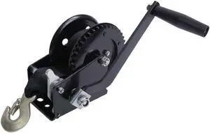 Attwood 1200 lb Single Drive Winch - 2" x 20' Nylon Strap