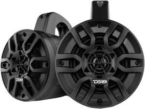 DS18 HYDRO 4" Amplified Wakeboard Tower Speakers w/Bluetooth - Black