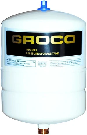 GROCO Pressure Storage Tank - 1.4 Gallon Drawdown GROCO Pressure Storage Tank - 1.4 Gallon Drawdown