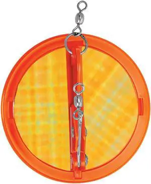 Luhr-Jensen 3-1/4" Dipsy Diver - Fire/Silver Bottom Moon Jelly