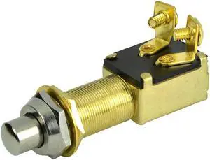 BEP 2-Position SPST Recessed Push Button Switch - OFF/(ON)