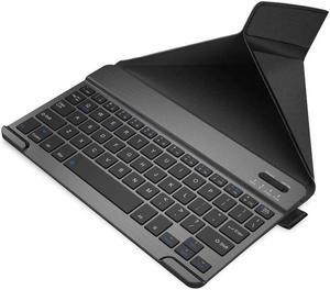 Nulaxy Universal Wireless Keyboard & Stand Case compatible with iOS, Android, Mac and Windows