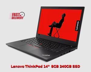 Lenovo ThinkPad T480  14'' Intel Core i5-8350U, 1.7GHz, 8GB RAM, 240GB SSD