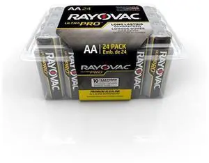 Rayovac Alkaline Reclosable AA 24 Pk E302360800