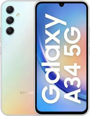 Samsung Galaxy A34 | 128GB Unlocked  (Silver)