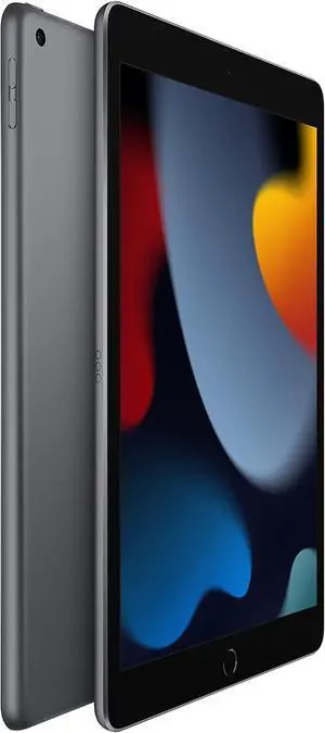 Apple iPad (9th Generation, 2021) - With A13 Bionic chip, 10.2-inch Retina Display, 64GB, Wi-Fi Only, MK2K3LL/A - Space Gray