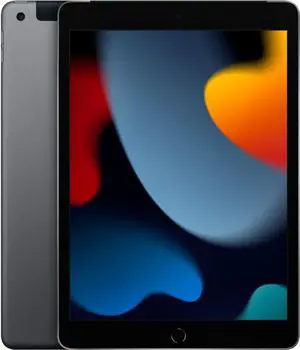 Apple 2021 iPad 9th Gen (10.2 inch, Wi-Fi + Cellular, 64GB, MK663LL/A) Space Gray