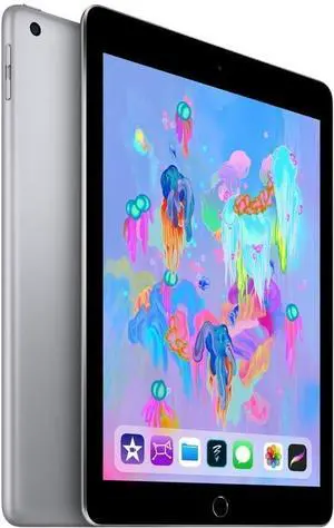 Apple iPad 6th Gen 2018 9.7" Retina Display  32GB Storage, Wi-Fi Only, A10 Fusion Chip, MR7F2LL/A, Space Gray
