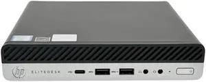 HP ProDesk 600 G4 Mini PC | Intel Core i5-8500T | 256GB NVMe | 8GB RAM | Built in AX210 Wi-Fi BT | Displayport to HDMI Adapter| Windows 11 Pro | Mini Desktop Computer