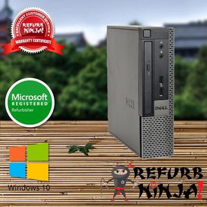 Dell Optiplex 990 Ultra Small Form Factor Desktop, Intel Quad-Core i5-2400S, (2.50GHz) 4GB RAM, 120GB SSD, DVD, Windows 10 Pro 64-Bit, Wifi