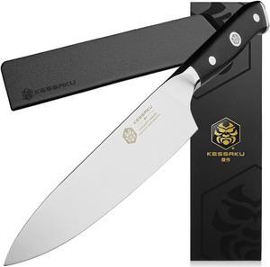 Kessaku 7-Inch Cleaver Butcher Knife & 6-Inch Boning Knife Set - Dynasty  Series - German HC Steel - G10 Full Tang Handle 