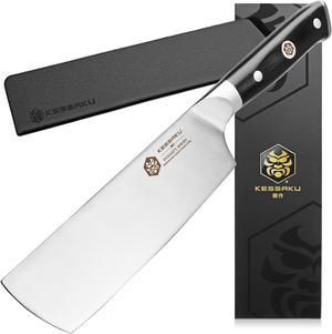 Kessaku 7 Nakiri Vegetable Cleaver Knife - Samurai Series - HC