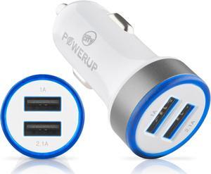 Circuit City 2019 Updated 2-Pack Universal 10W 3.1A Flush Mount Mini Dual USB Car Charger with Smart Charging Chipset for iPhone 11 11 Max 11XR X Samsung Galaxy S10 Note 10 9 Google Pixel 4 3 and more