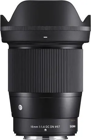 Sigma 16mm f/1.4 DC DN Contemporary Lens for FUJIFILM X