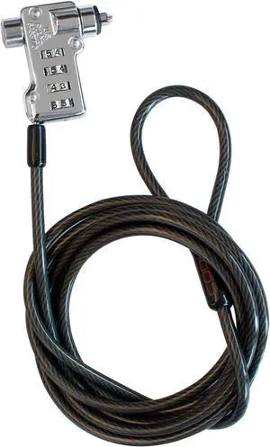 Codi 4 Digit Combination Cable Lock - 4-digit - Steel, Galvanized Steel - 6 ft