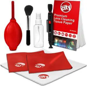 Circuit City 8 Piece Professional Cleaning Kit for DSLR, Mirrorless, Compact Digital Cameras and Lenses