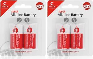 Essential Circuit City C-Cell High Performance  Alkaline Batteries  (4 Pack)