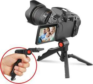 Circuit City UltraShot Mini Hybrid Pistol Grip Stabilizer Tabletop Tripod for DSLRs, Audio Recorders and Video Cameras