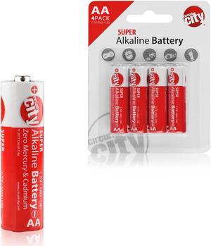 Circuit City AA Enhanced Performance Alkaline Batteries (4 Pack)