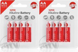 Essential Circuit City AA High Performance  Alkaline Batteries  (8 Pack)