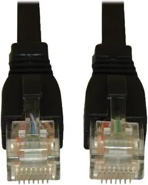 TRIPP LITE N261-025-BK 25 ft. Cat 6A Black Augmented Cat6 (Cat6a) Snagless 10G Certified Patch Cable, (RJ45 M/M) - Black