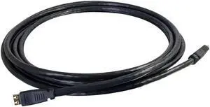C2G 42528 4K UHD High Speed HDMI Cable (60Hz) with Gripping Connectors, CL2P-Plenum Rated, TAA Compliant, Black (15 Feet, 4.57 Meters)