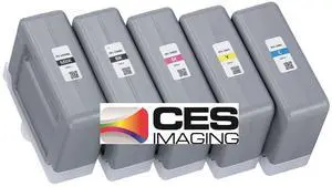 Canon PFI-340 330ml Ink Tank Set PFI-340MBK PFI-340BK PFI-340C PFI-340M PFI-340Y in Retail Package TZ-30000