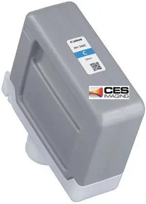 Canon PFI-340C Cyan 330ml Ink Tank in Retail Package for TZ-30000, TZ-320000