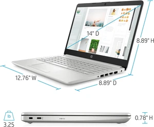 HP 14-cf2033wm 14" HD Laptop Intel Pentium N5030 1.1GHz 4GB 128GB W10H HP 14-cf2033wm 14" HD Laptop Intel Pentium N5030 1.1GHz 4GB 128GB W10H