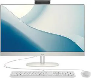HP 23.8" AIO Desktop PC, FHD Display, AMD Ryzen 5 7520U, 8GB 512GB W11H