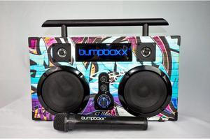 Bumpboxx Ultra Plus+ Bluetooth Speaker Boombox, Wireless Microphone
