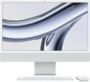 Apple 24" iMac with Apple M3 Chip 8-core CPU 10-core GPU 8GB, 256GB Silver Apple 24" iMac with Apple M3 Chip 8-core CPU 10-core GPU 8GB, 256GB Silver