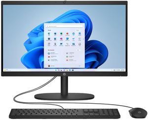HP 22-dg 21.45" FHD AIO Intel Processor N200 8GB RAM 125GB SSD W11H, Black