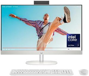 HP 27-CR10 27" FHD Touch AIO Intel Ultra 7 155U, 16GB, 512GB, W11H - White
