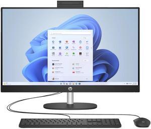 HP 27-CR10 27" FHD AIO Desktop, Intel Ultra 7 155U, 16GB, 1TB, W11H - Black