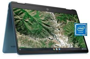 HP Chromebook x360 14a-ca 14" HD 2-in-1 Touch Celeron N4020 4GB 64GB ChromeOS