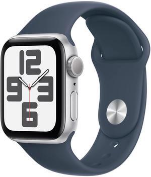 Apple Watch SE Gen 2 GPS 40mm Silver Aluminum Case Blue Band
