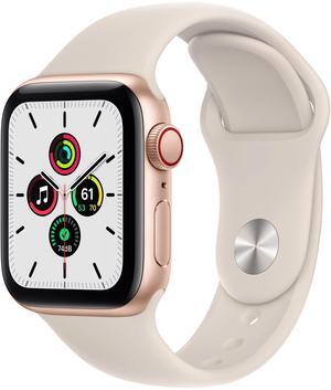 Apple Watch SE GPS Cell 40mm Gold Alu Case Starlight Sport Band MKQN3LL/A